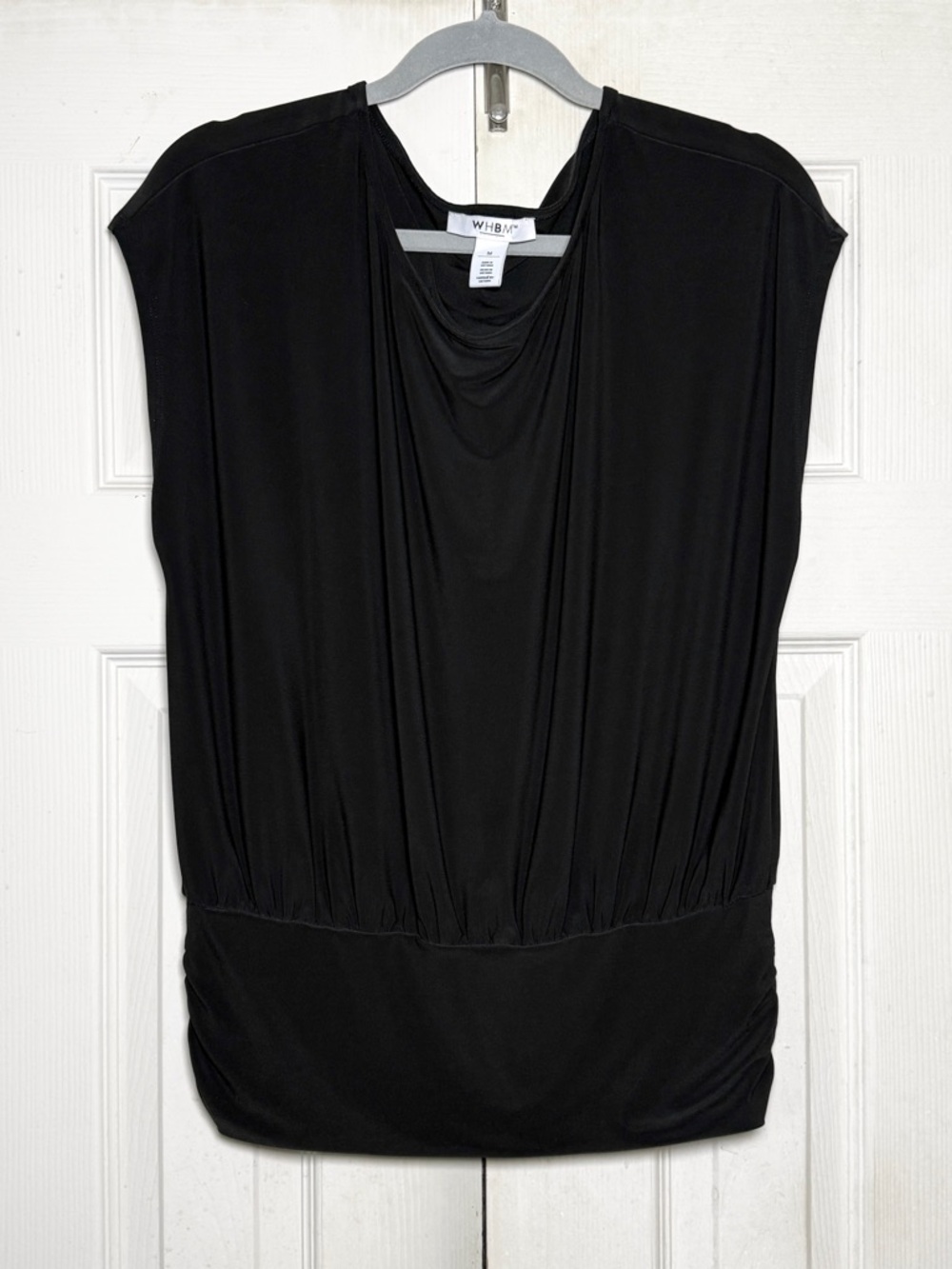 White House Black Market Sleeveless Blouson Top
